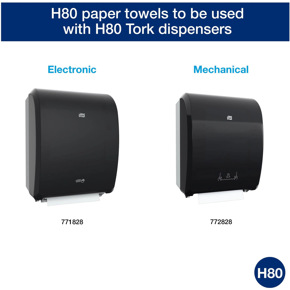 White Hand Towel Roll 6 Rolls X340132