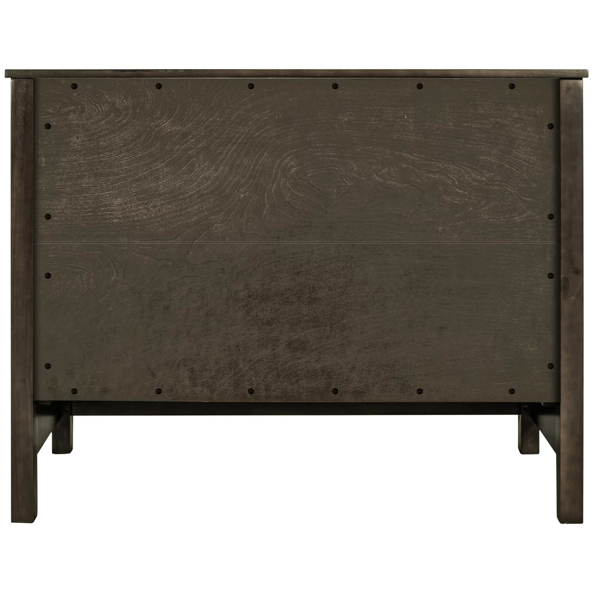 Grey Wood Storage Cabinet with Doors and Adjustable Shelf T41165