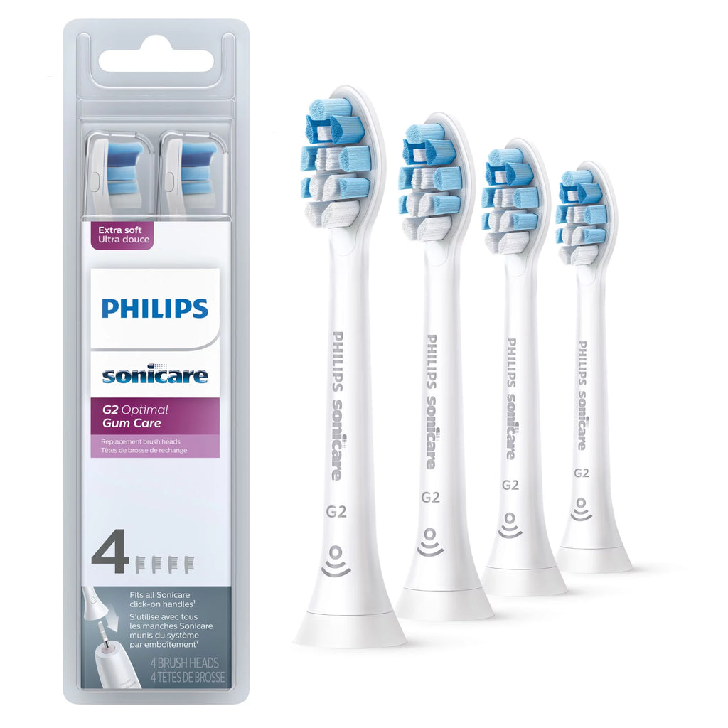 White 4-pk Replacement Toothbrush Heads N9078