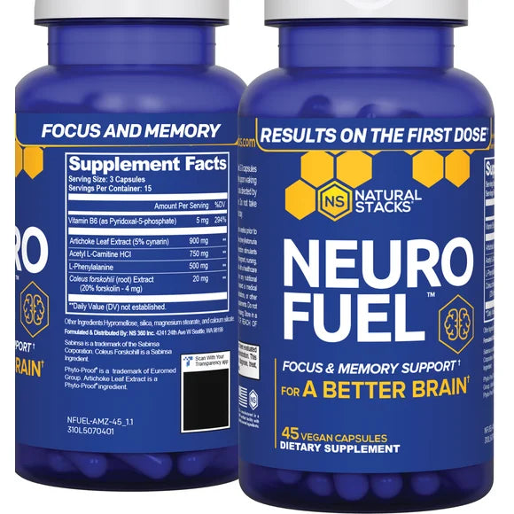 45 Capsules Nootropic Brain Supplement G932