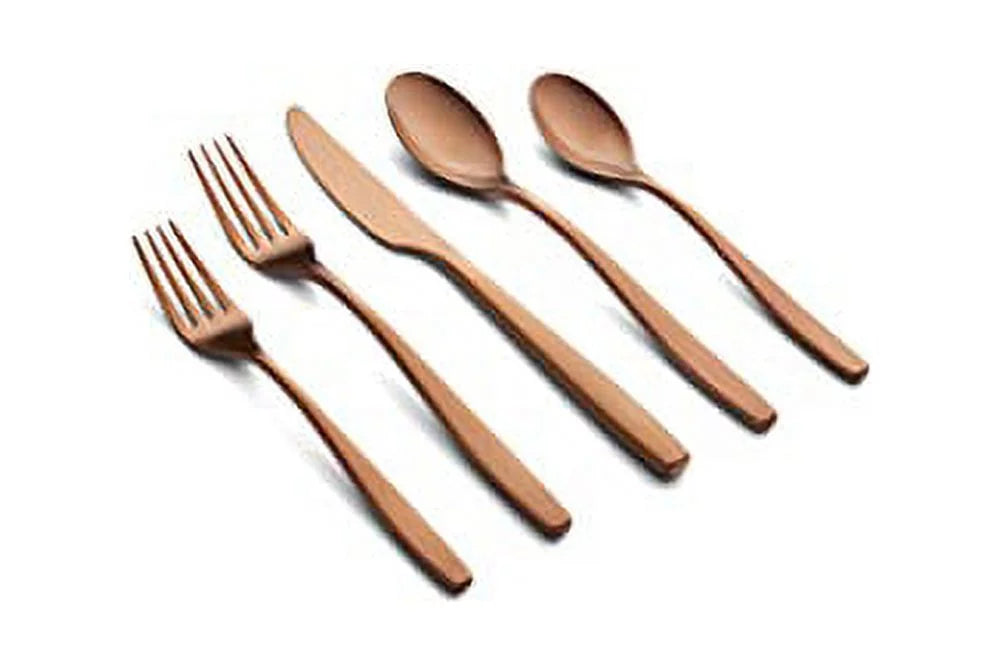 Copper Satin 20-Piece Flatware Set Z2540