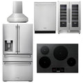 30 Induction Cooktop, Range Hood, Refrigerator, Dishwasher, Wine Cooler S421