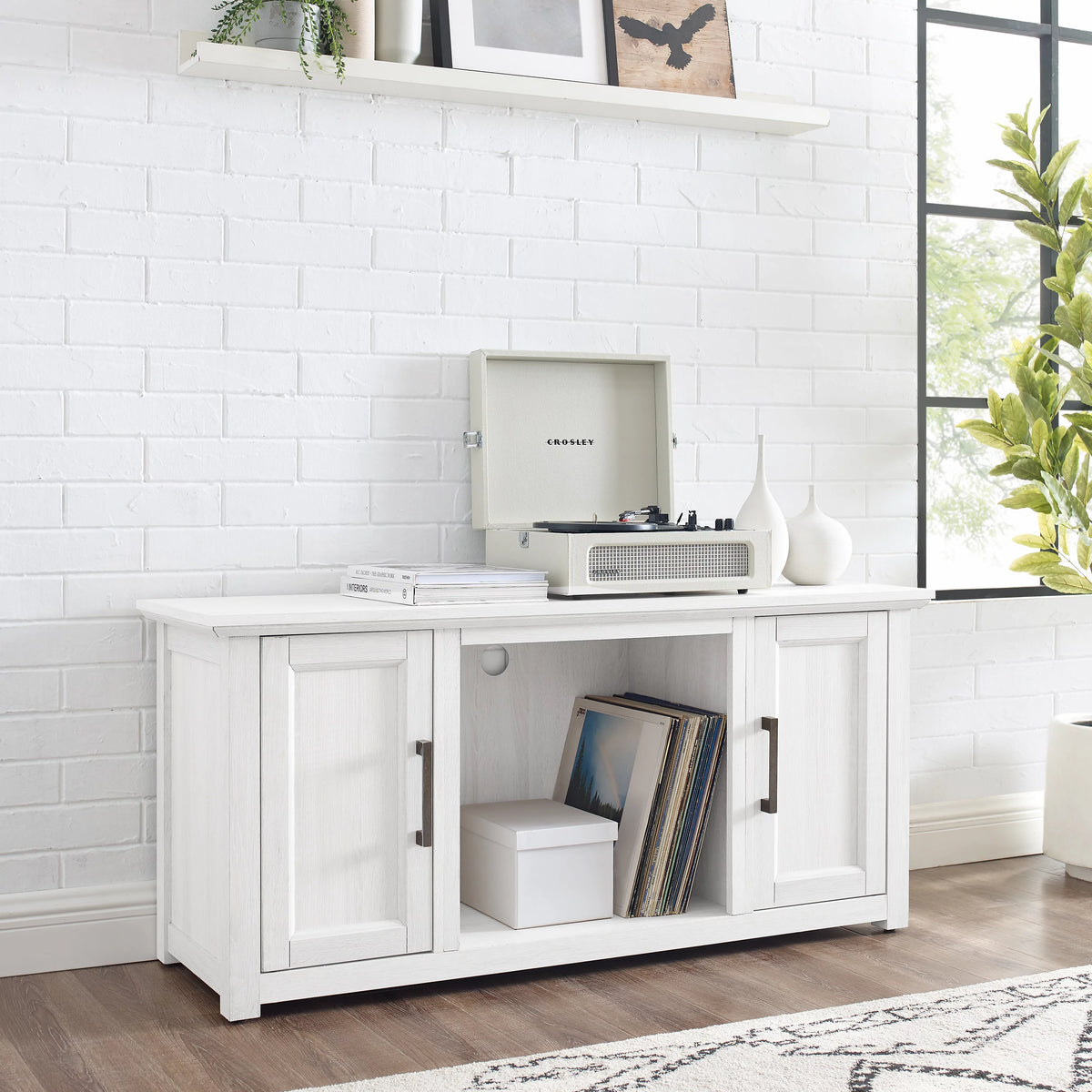 48 Rustic Low Profile TV Stand V566563