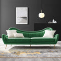 Emerald Channel Tufted Performance Velvet Sofa A57672