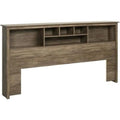 King Engineered Wood Bookcase Headboard S242784
