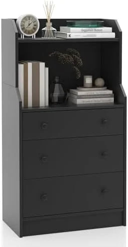 3 Drawer Dresser with 2 Shelves U43027