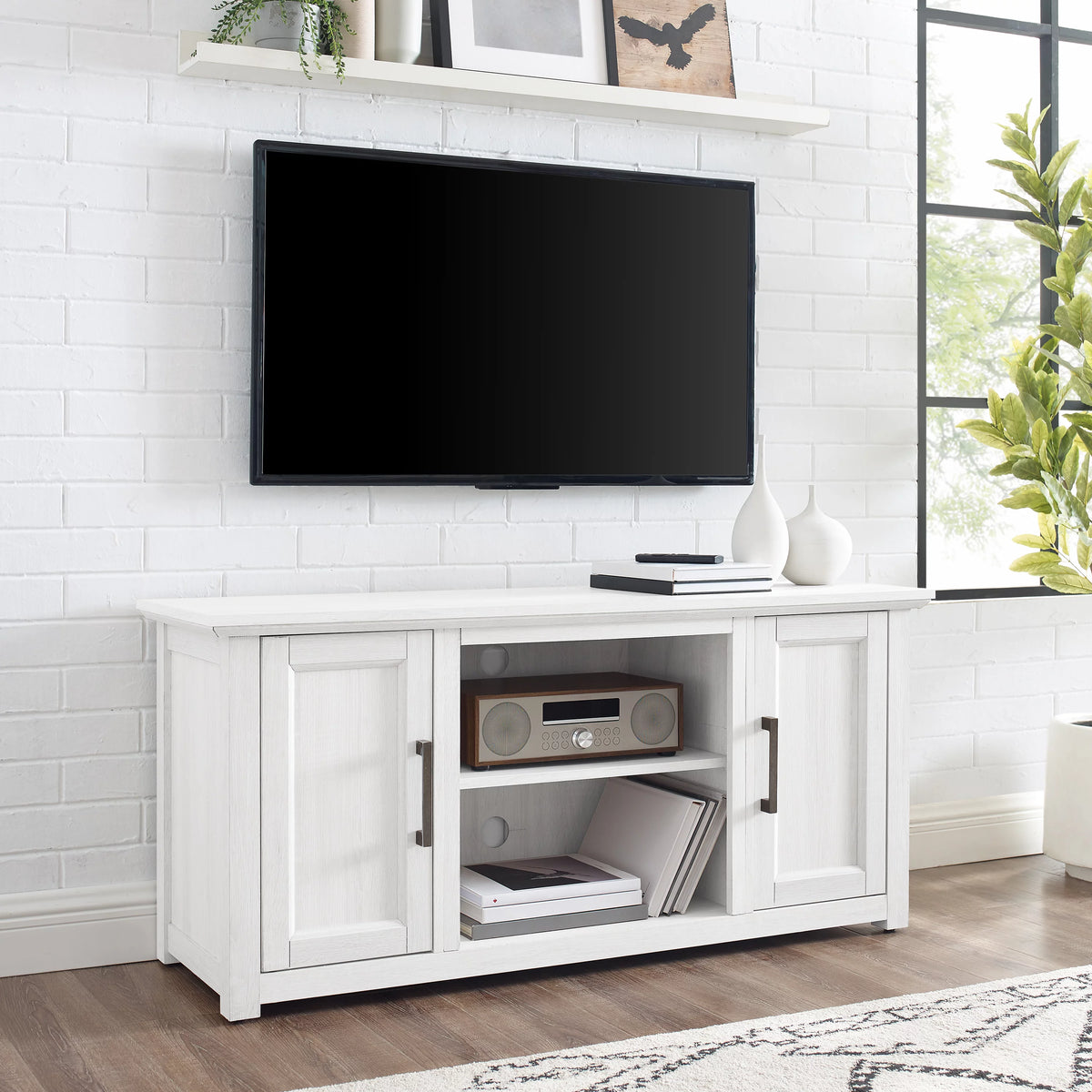 48 Rustic Low Profile TV Stand V566563