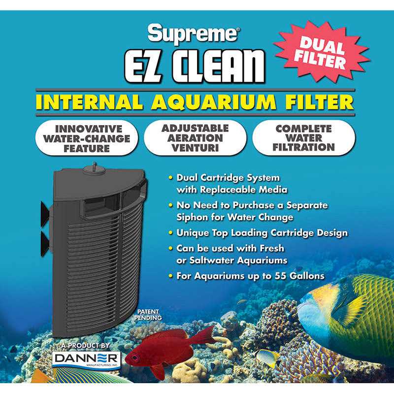 Aquarium Filter Dual Cartridge D4509