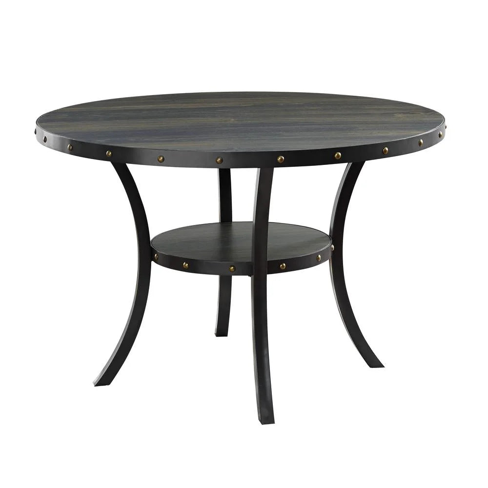 Round Melamine Wood Dining Table Y66615