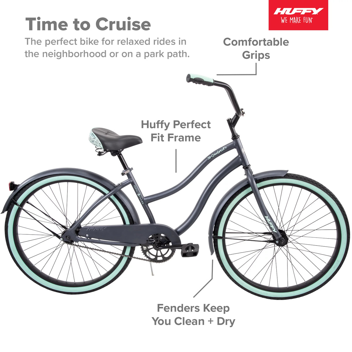 26 inch Gray Cruiser Bike M55928