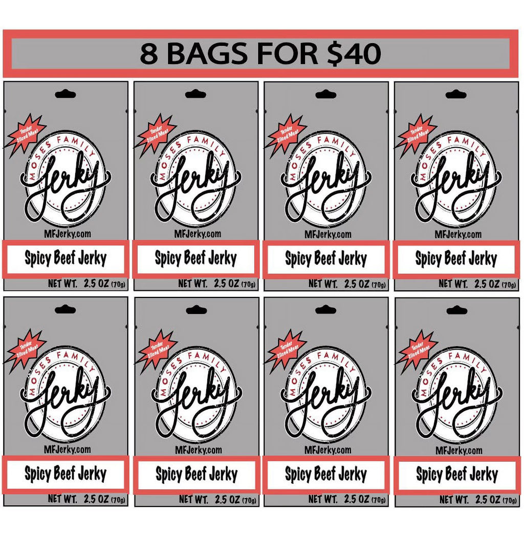 Spicy Beef Jerky 2.5 Ounce (Pack of 8) C6115
