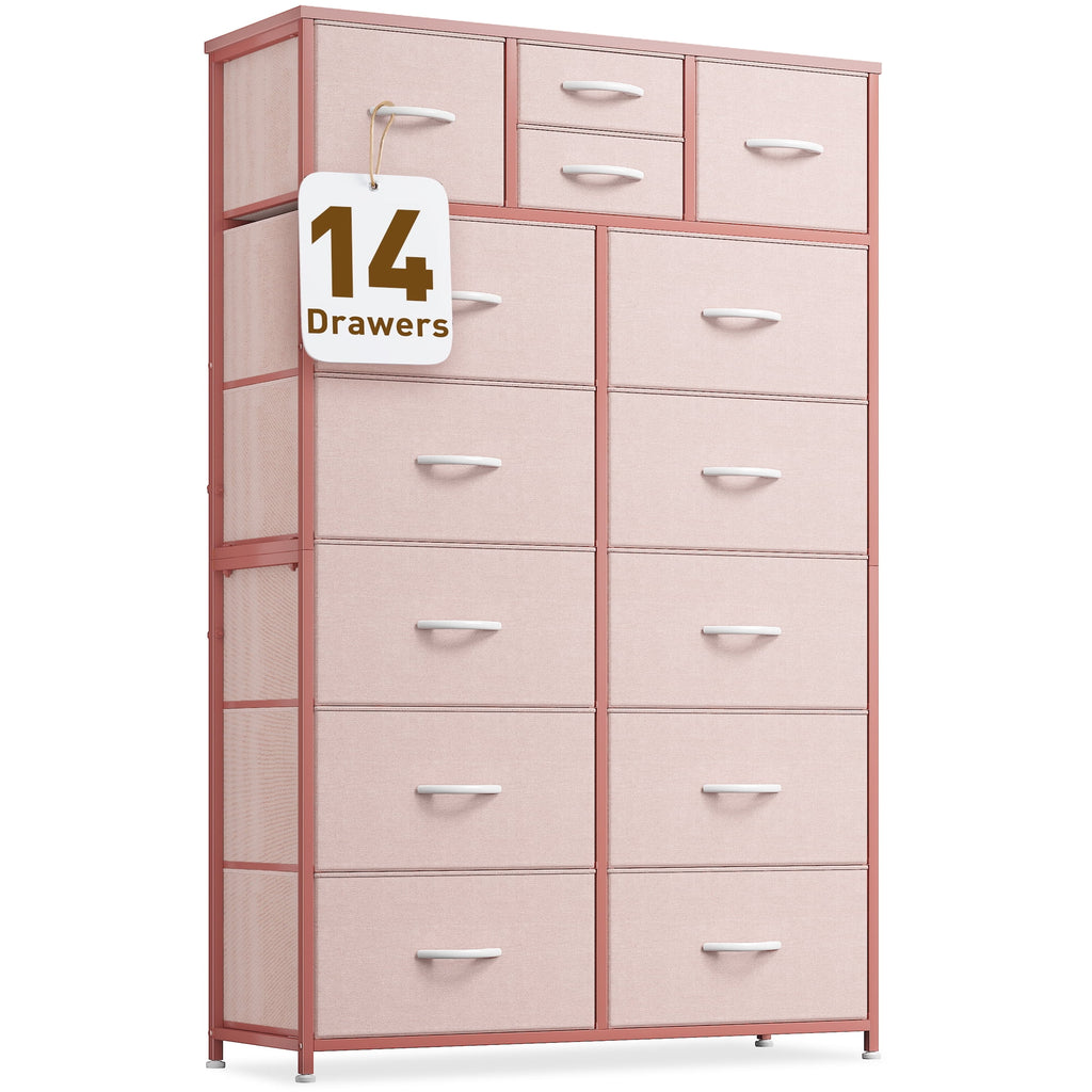 14 Drawer Charcoal Black Dresser J8211