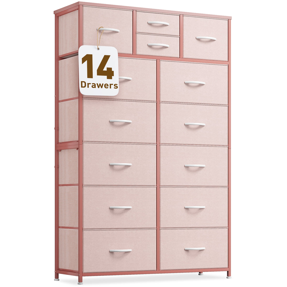 14 Drawer Charcoal Black Dresser J8211