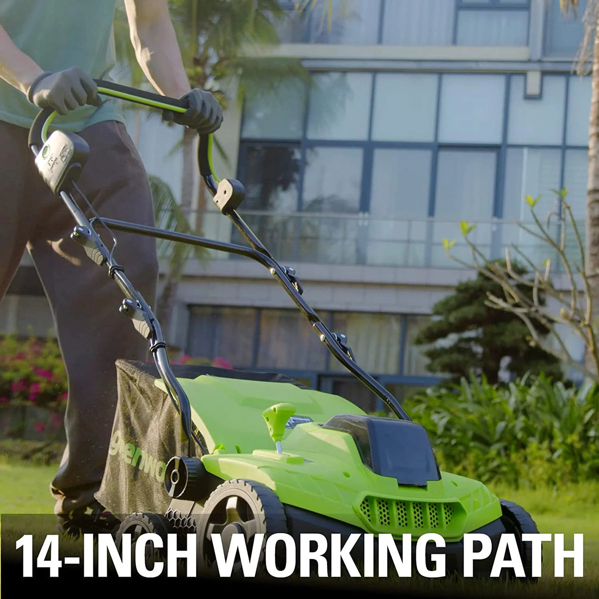 40V 2-In-1 Dethatcher Scarifier with 5Ah Battery and Charger J451
