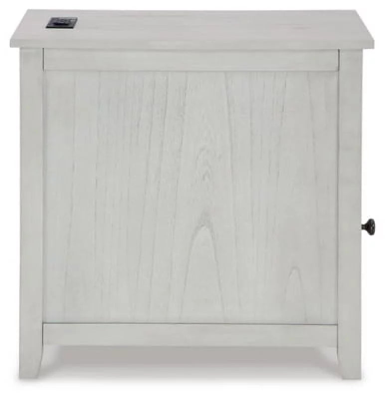 Antique White Chairside End Table C9282