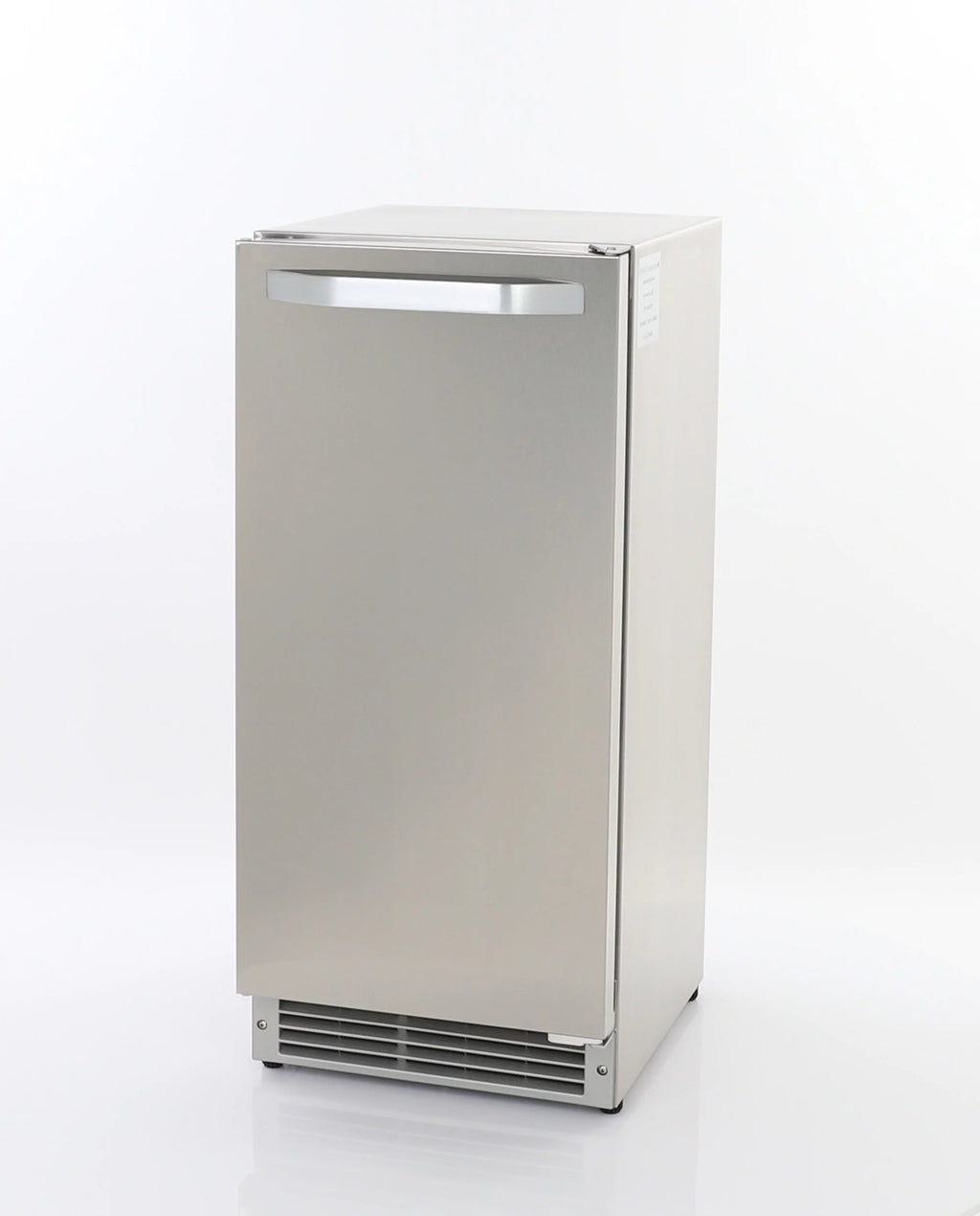 Shallow Depth Outdoor Built-In Undercounter Ice Maker, 15", 25 lbs, Stainless Steel X26699