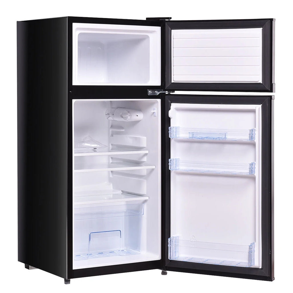 2 Doors 3.4 cu ft. Compact Mini Refrigerator Freezer A272612