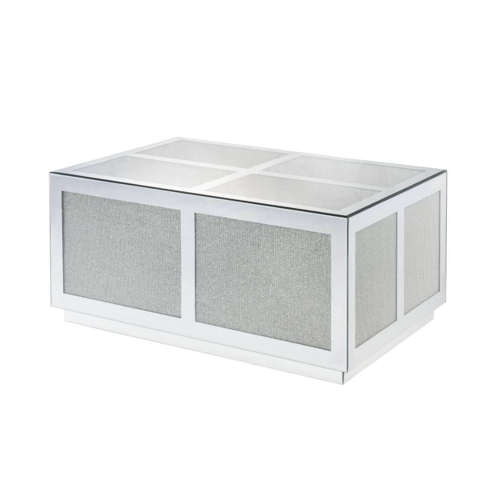 Mirrored Coffee Table + 2 End Tables R8356
