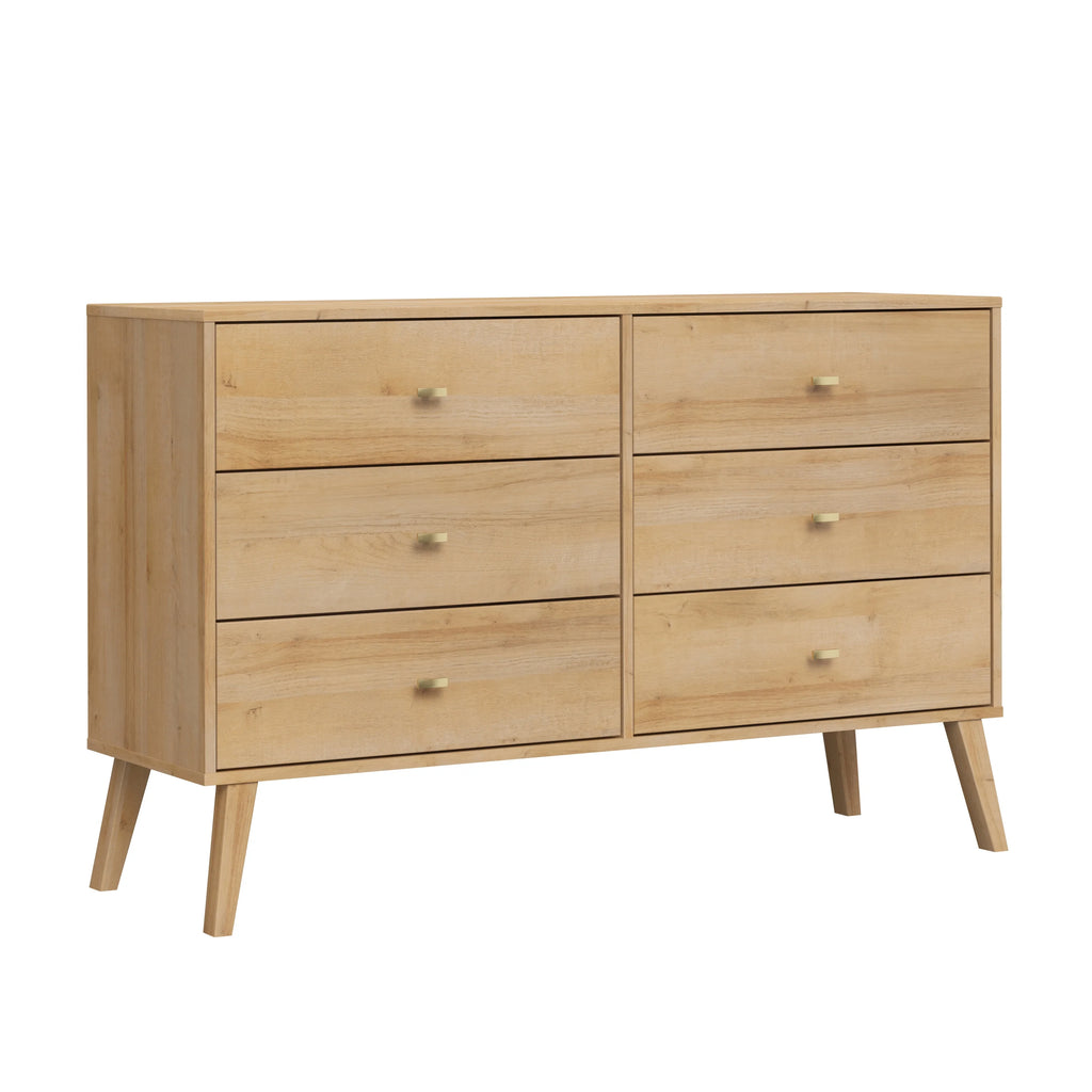 6 Drawer Wooden Dresser N7185