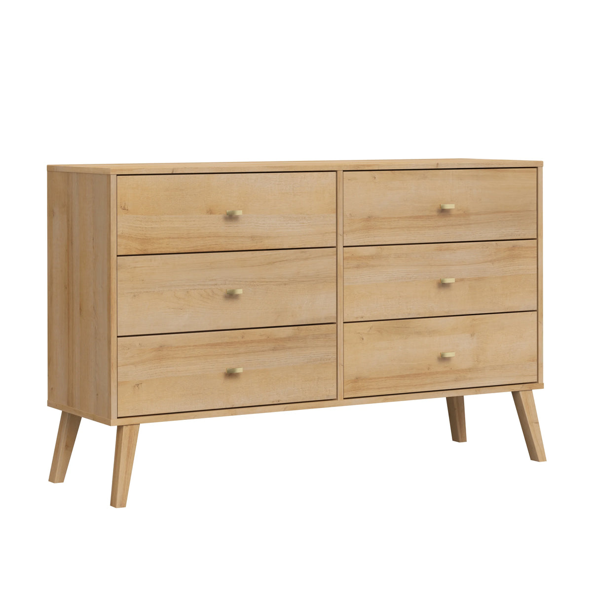 6 Drawer Wooden Dresser N7185