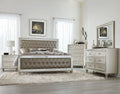 4pc Bedroom Set Cal-King Bed Dresser Nightstand Mirror L80940