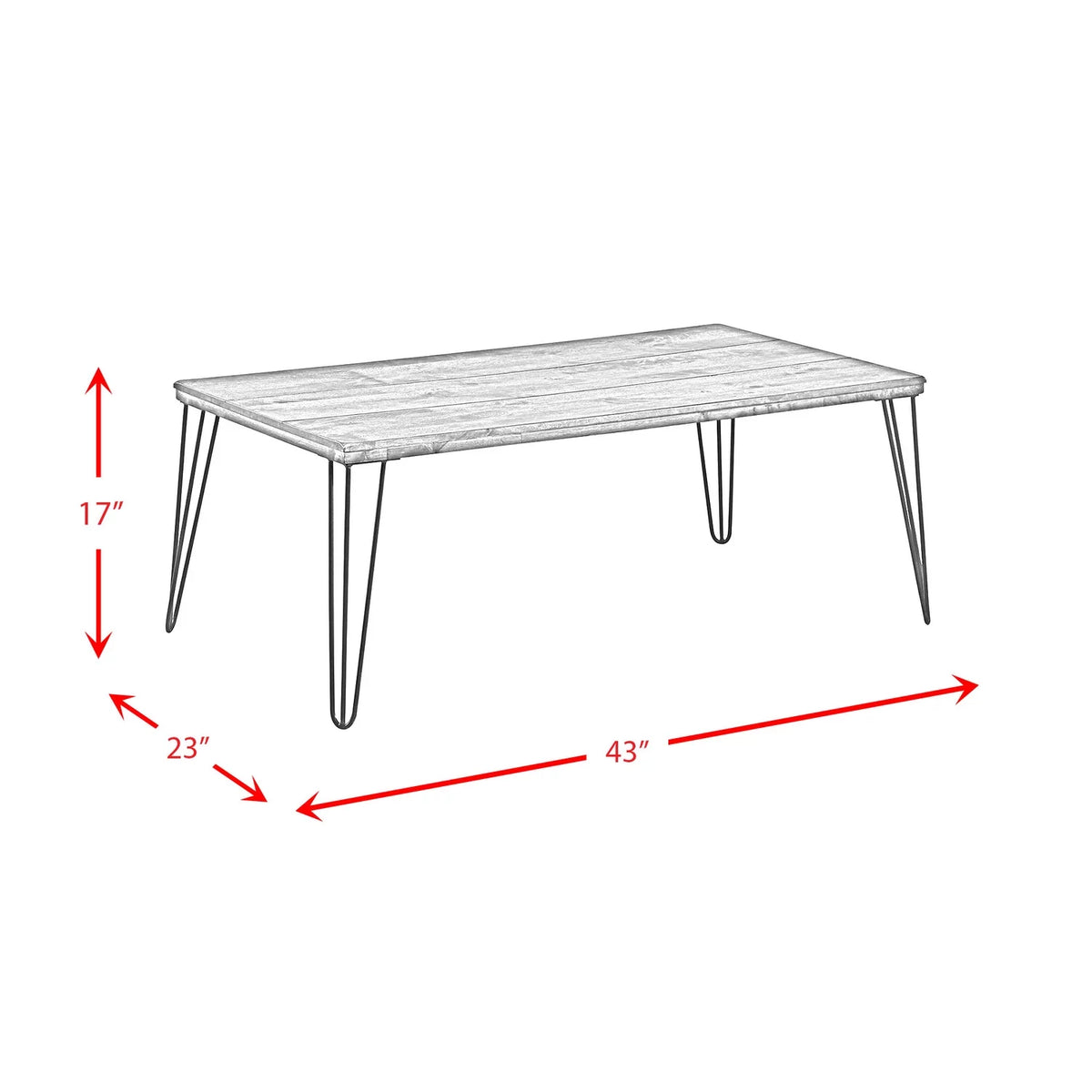 Rectangular Coffee Table H473
