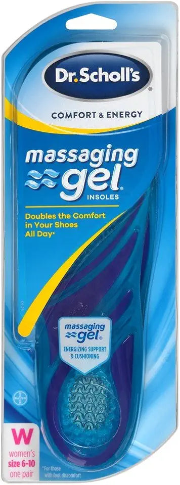 Massaging Gel Womens Size 6-10 6 Pack I3396