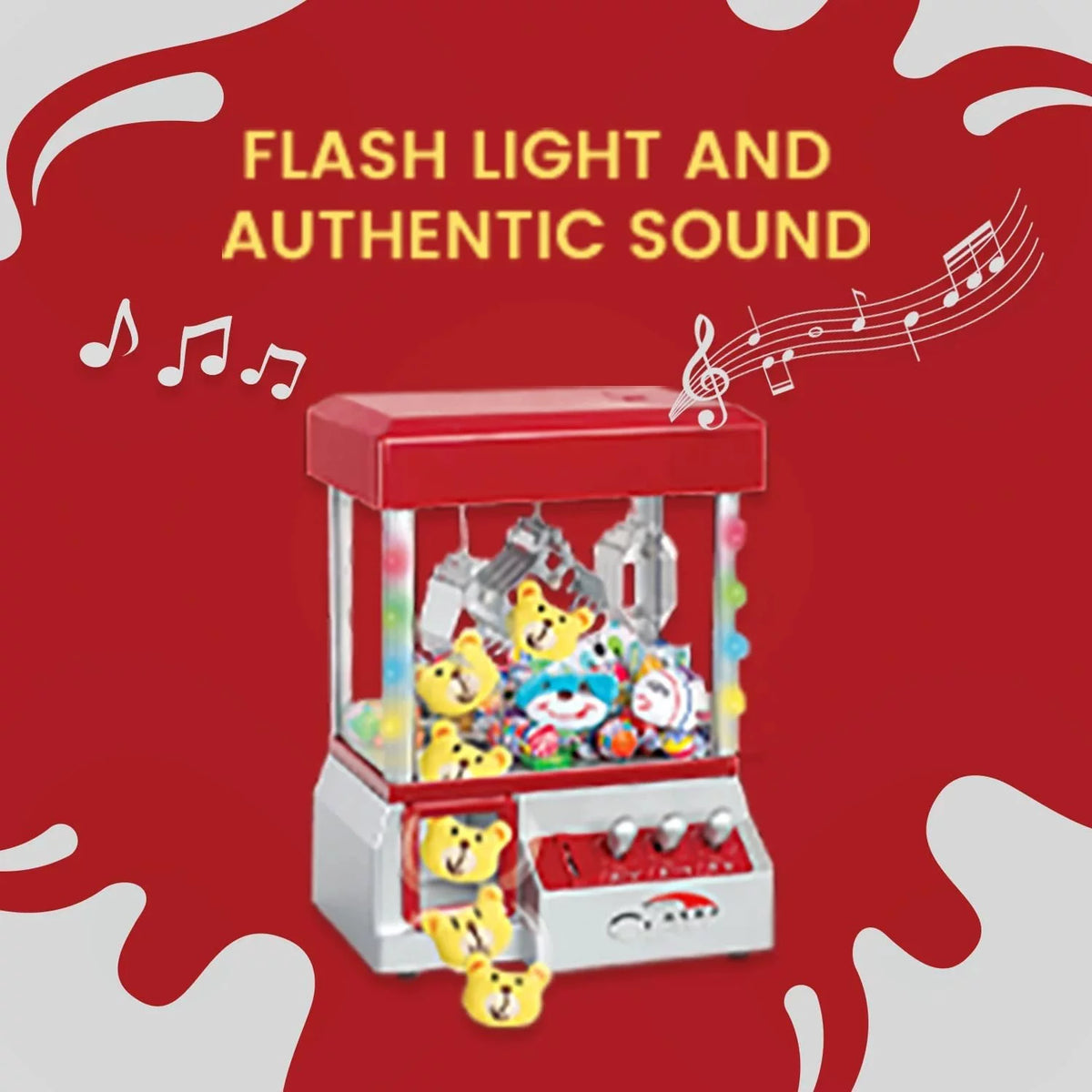 Claw Machine Arcade Game Candy Grabber Prize Dispenser Toy I21450