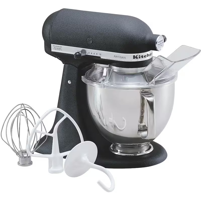 5 Qt. 10-Speed Tilt-Back Black Stand Mixer U598