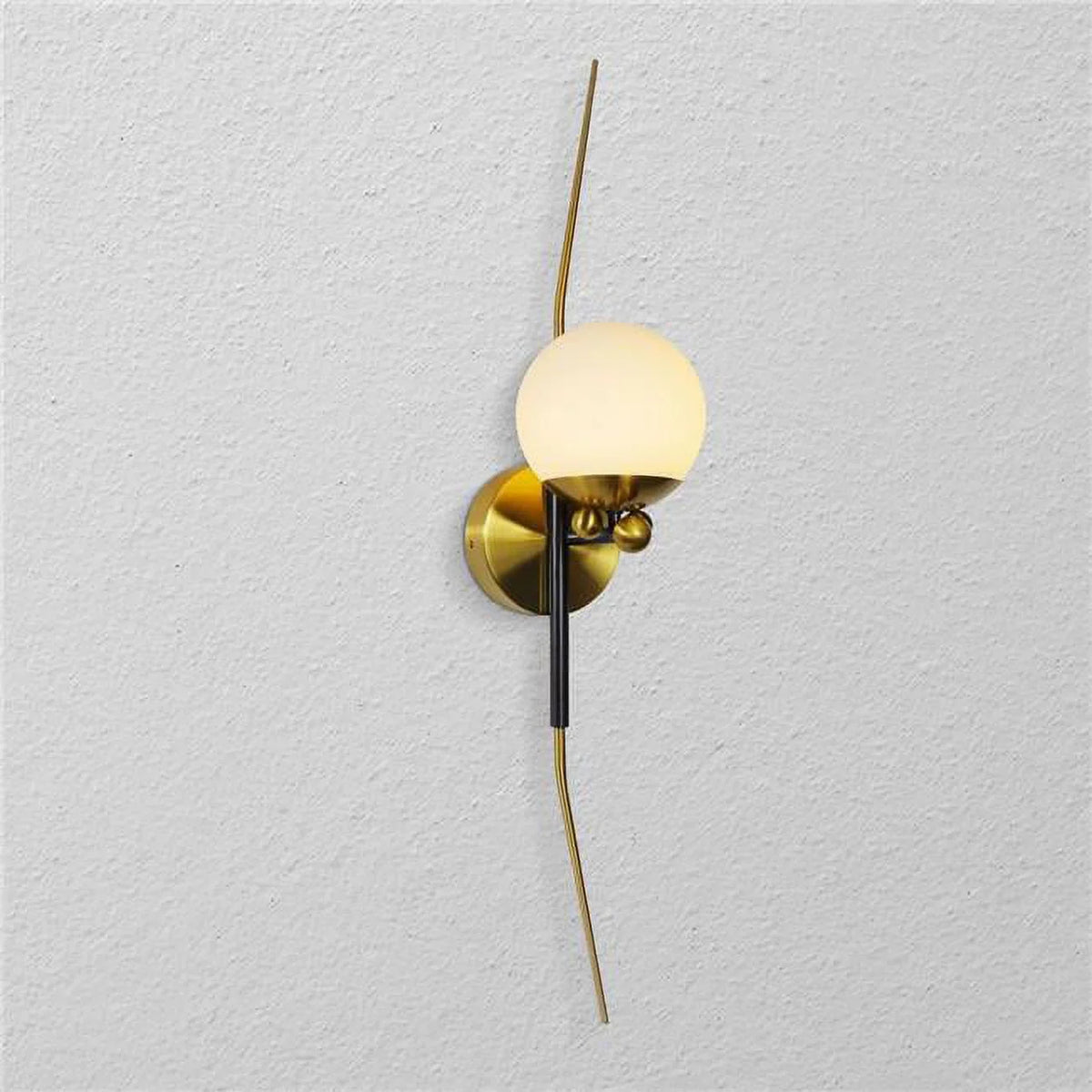 6 in. LED Wall Sconce with Glass Shade D88781